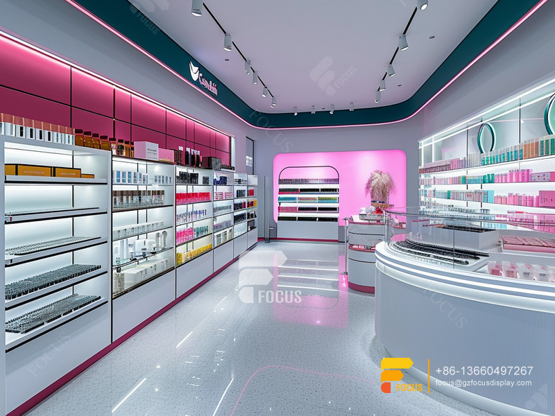 Perfume Racks Cosmetic Showcase Design Hair Furniture Supplies