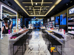 Perfume Stands Cosmetic Shop Interior Design Wigs Retail Stores