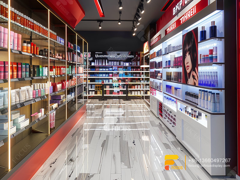 Perfume Shop Display Cosmetic Furniture Design Hair Racks