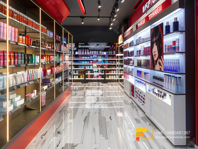 Perfume Shop Display Cosmetic Furniture Design Hair Racks