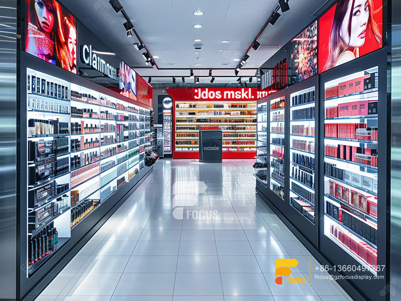 Cosmetic Shelf Design Perfume Display Rack Hair Stands