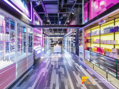 Cosmetic Shop Interior Design Perfume Showcase Wig Display Cabinet