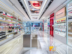Cosmetic Retail Displays Perfume Shop Interior Design Wig Shelf