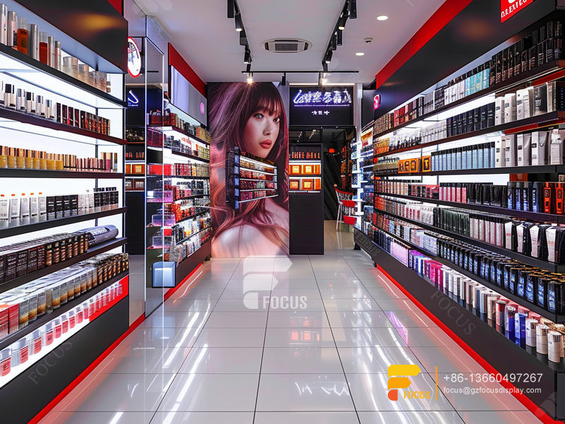 Cosmetic Display Stands Skin Care Furniture Designs Hair Store