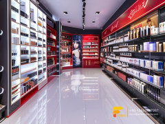 Cosmetic Counter Display Perfume Furniture Wig Store Design