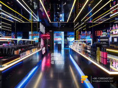 Perfume Stands Cosmetic Shop Interior Design Wigs Retail Stores
