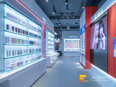 Perfume Shelf Design Design Cosmetics Shop Wig Display Case