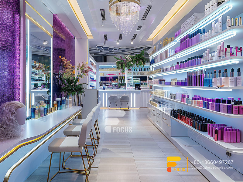 Perfume Shelfs Display Cosmetic Hair Furniture Supplies