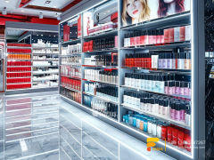 Cosmetic Displays Retail Perfume Shop Design Wigs Stands