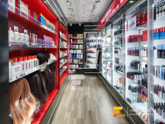 Cosmetic Display Manufacturers Perfume Counter Stand Wig