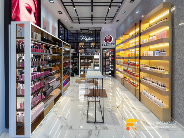 Perfume Display Shelf Cosmetic Retail Shop Hair Racks