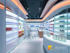 Perfume Shelf Design Design Cosmetics Shop Wig Display Case