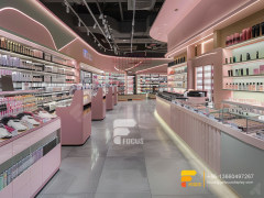 Cosmetics Display Shelves Perfume Shop Interior Design Display Wigs