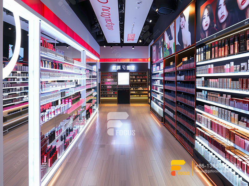 Cosmetic Shelf Design Perfume Display Rack Hair Stands