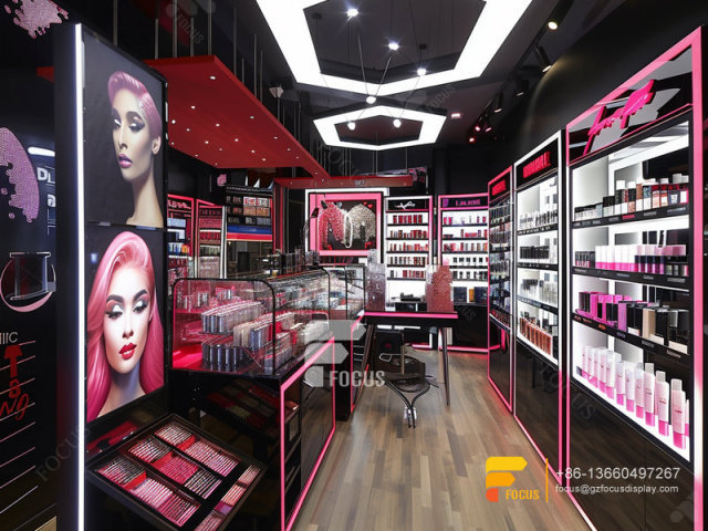 Cosmetic Store Fixtures Cosmetics Cabinet Wigs Stands