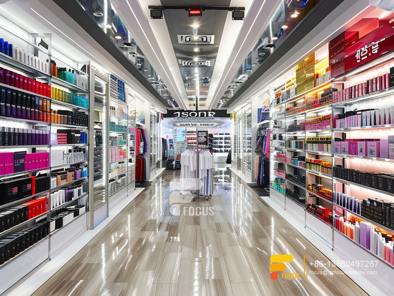 Perfume Showcase Display Stand Cosmetics Hair Furniture Supplies