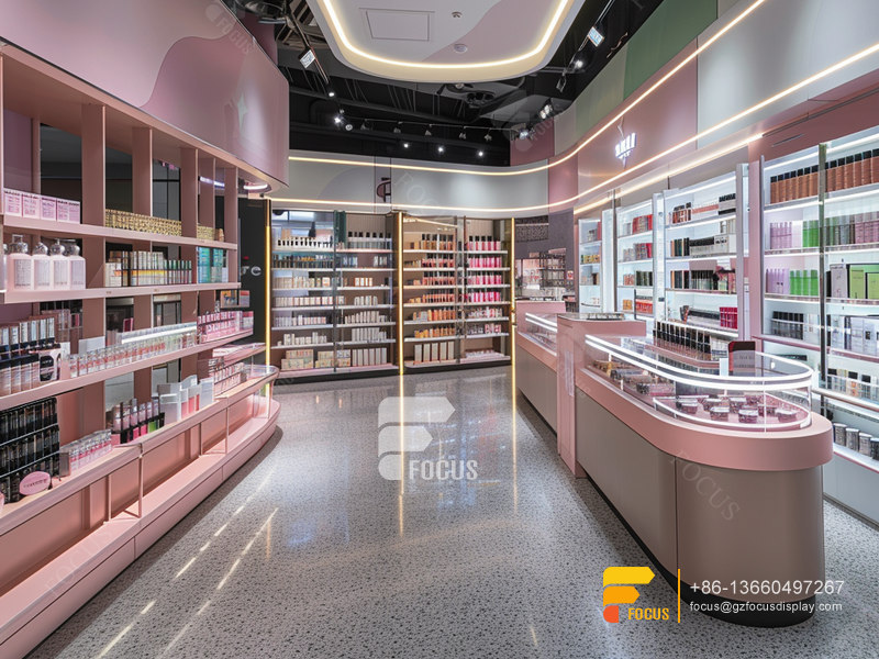 Design Perfume Store Cosmetic Display Manufacturers Stand Wig