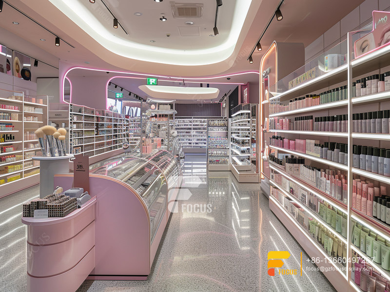 Design Perfume Store Cosmetic Display Manufacturers Stand Wig