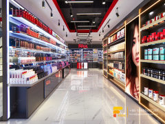 Cosmetic Display Units Perfume Rack Design Wig Shelf