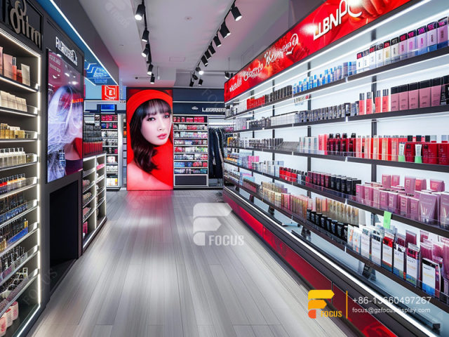 Cosmetic Display Stands Skin Care Furniture Designs Hair Store