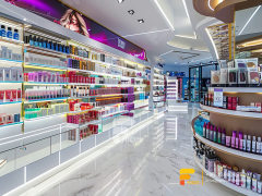 Perfume Rack Display Skin Care Furniture Hair Store Design