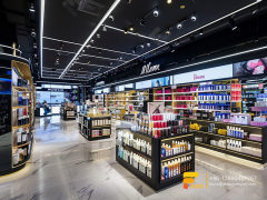 Cosmetic Display Perfume Cabinet Design Wig Store Design
