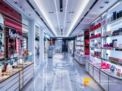 Cosmetic Retail Displays Perfume Shop Interior Design Wig Shelf