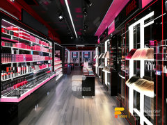 Cosmetic Store Display Perfume Booth Design Hair Store