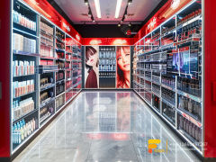 Cosmetic Counter Display Perfume Furniture Wig Store Design