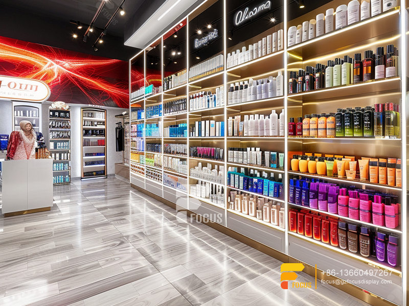 Perfume Shelfs Display Cosmetic Hair Furniture Supplies