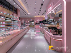 Cosmetics Display Shelves Perfume Shop Interior Design Display Wigs