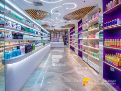 Perfume Glass Stand Cosmetic Fixtures Designs Hair Store