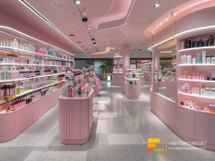 Custom Cosmetics Cabinet Skin Care Furniture Stand Wig