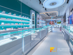 Cosmetic Counter Display Manufacturers Perfume Shelfs Wig Hair Stand