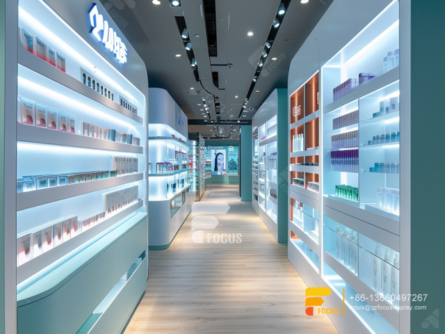 Perfumes Rack Display Stand Cosmetics Hair Shop Interior Design
