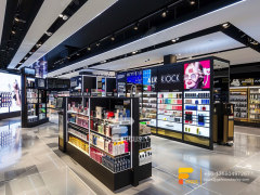 Perfume Display Stand Cosmetic Fixtures Designs Hair Store