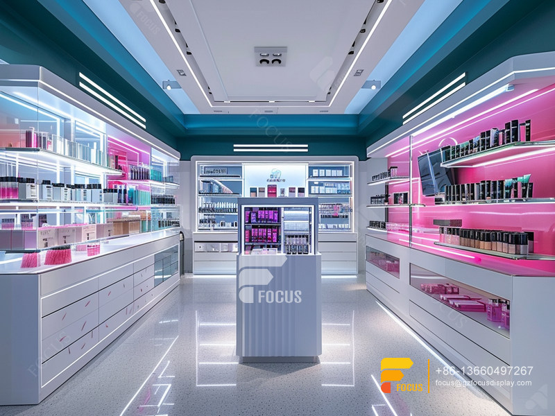 Perfume Stand Display Beauty Counter Cosmetics Wig Rack