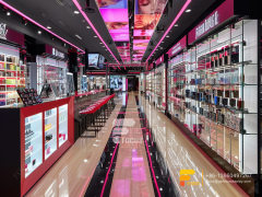 Perfume Counter Cosmetic Wall Shelf Hair Shop Interior Design