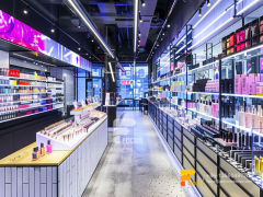 Cosmetic Shop Interior Design Perfume Showcase Wig Display Cabinet