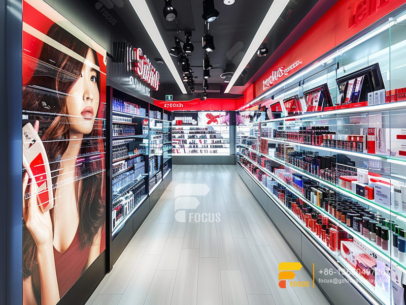 Cosmetic Shelf Design Perfume Display Rack Hair Stands
