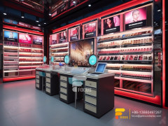 Cosmetic Store Fixtures Cosmetics Cabinet Wigs Stands