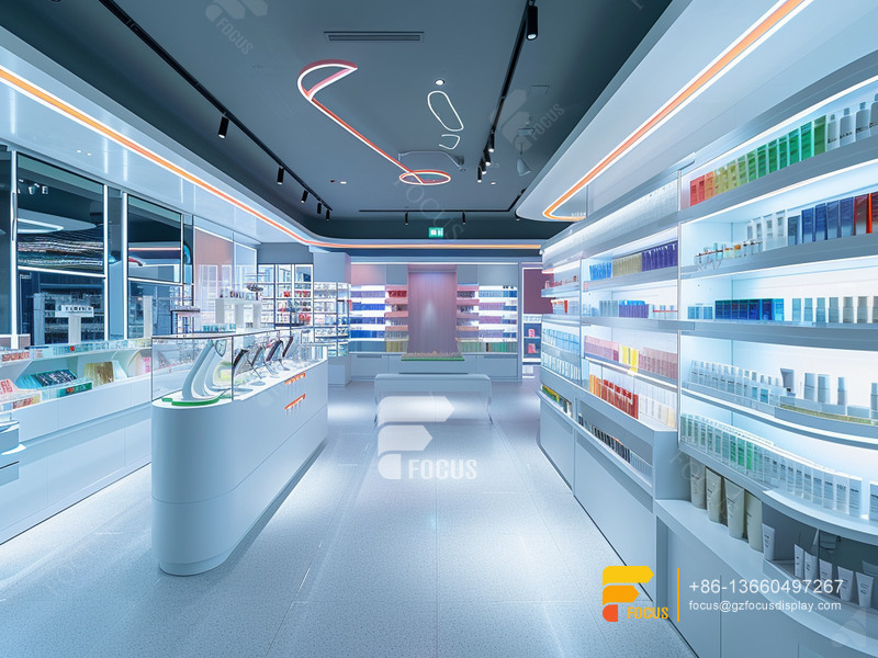 Perfume Display Design Cosmetic Furniture Hair Racks