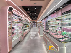 Perfume Booth Design Cosmetic Shop Design Wig Display Case