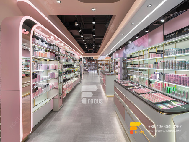 Perfume Booth Design Cosmetic Shop Design Wig Display Case