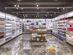 Custom Display Cosmetic Perfume Shelfs Wig Wall Rack