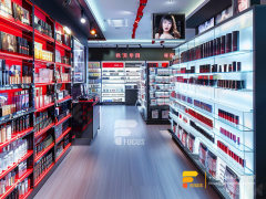 Cosmetic Display Manufacturers Perfume Counter Stand Wig