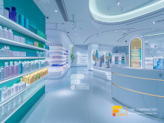 Cosmetics Cabinet Design Perfume Display Shelves Wig Stand