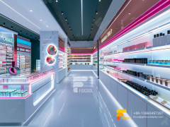 Cosmetics Shelf Design Perfume Store Wig Display Case