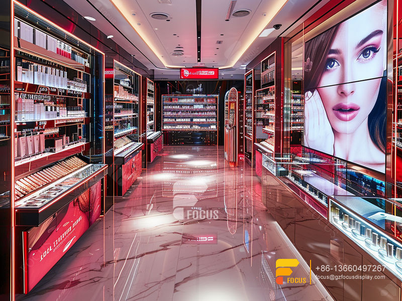 Perfume Shop Display Cosmetic Furniture Design Hair Racks
