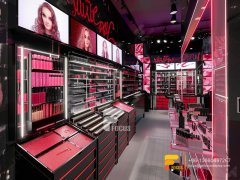 Cosmetic Wall Rack Perfume Booth Design Hair Furniture Supplies